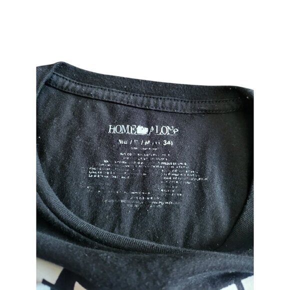 Home Alone Wet Bandits Be On The Lookout Harry & Marv T-shirt Sz M Black/White - Picture 4 of 5